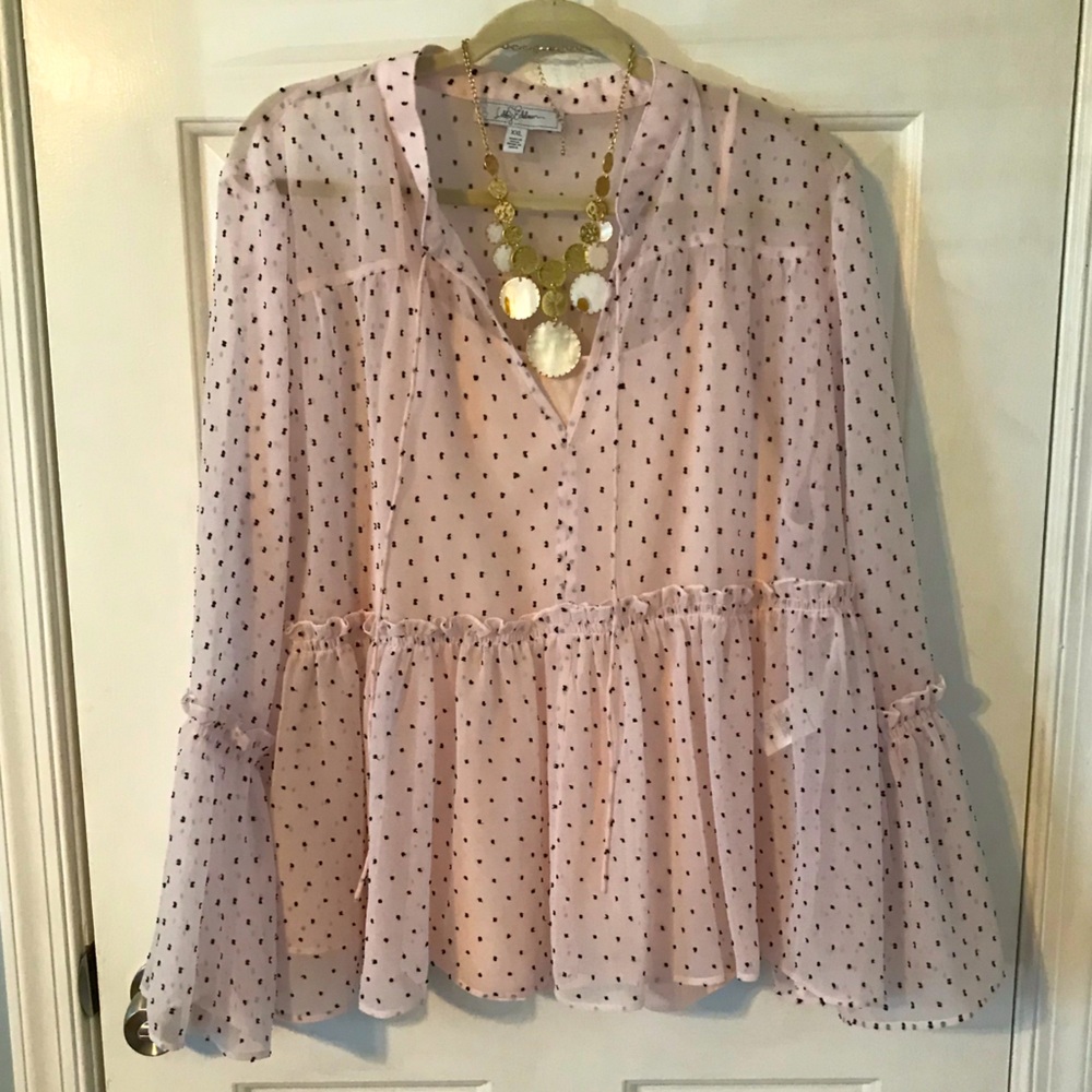 Libby Edelman peplum blouse